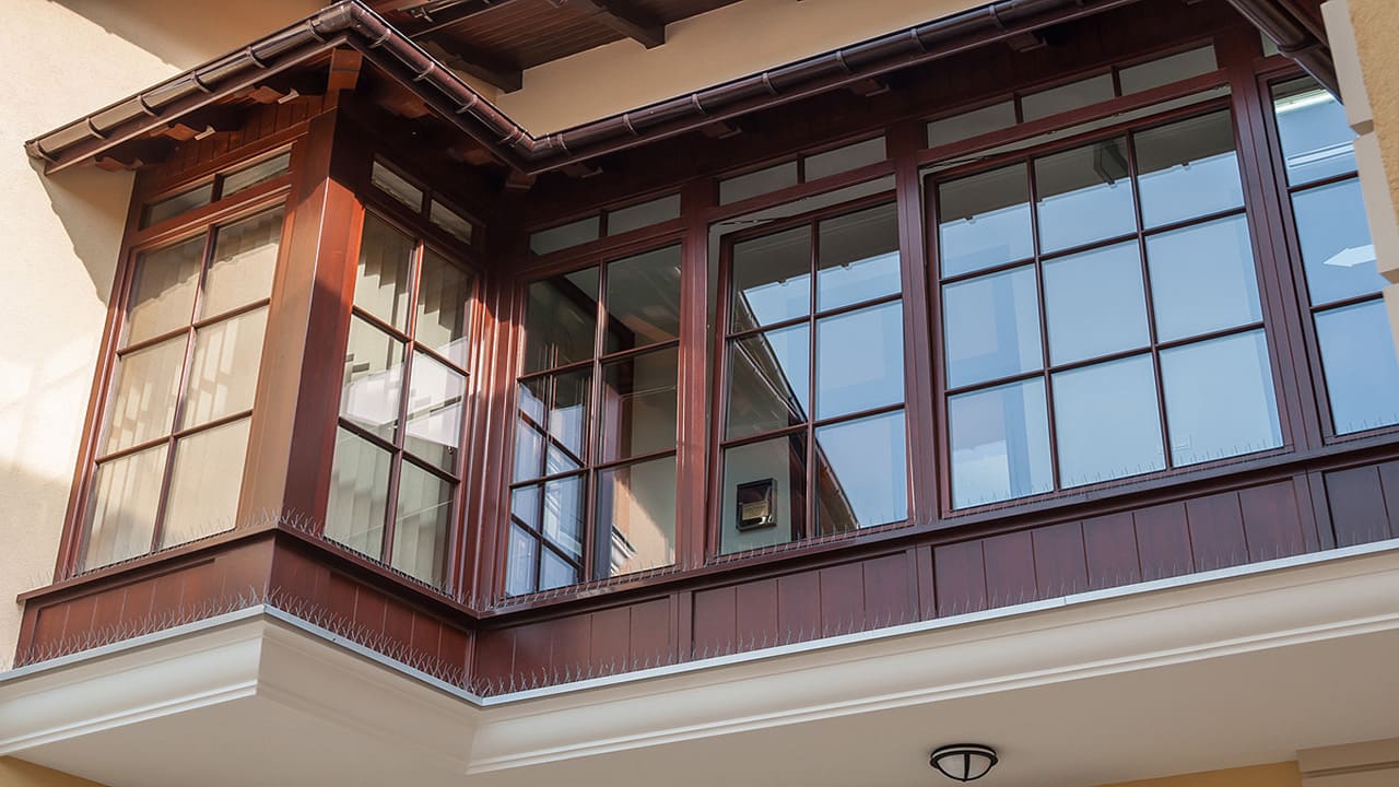 Деревянное остекление балконов и лоджий под ключ в Мытищах